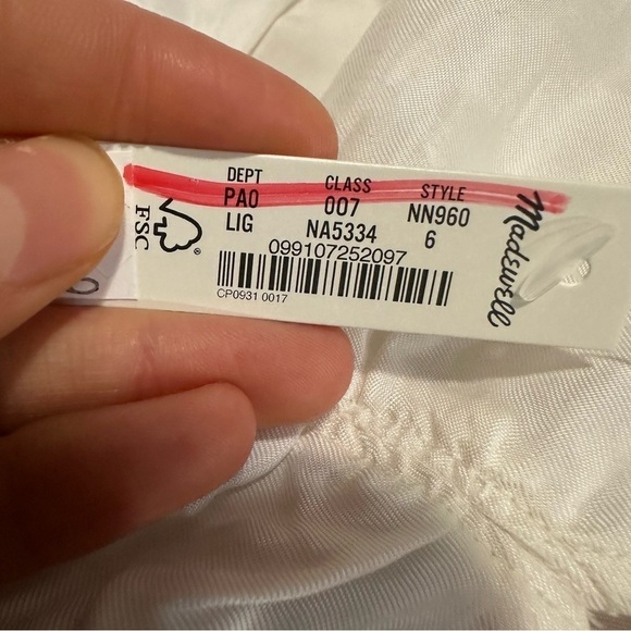 Madewell Brushed Ruched-Front Top lighthouse - Picture 6 of 6